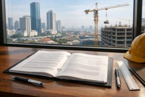 pelajari kontrak konstruksi di surabaya serta ketentuan penting yang harus diperiksa agar proyek berjalan lancar dan sesuai hukum.