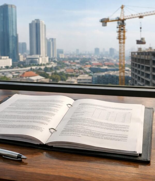 pelajari kontrak konstruksi di surabaya serta ketentuan penting yang harus diperiksa agar proyek berjalan lancar dan sesuai hukum.