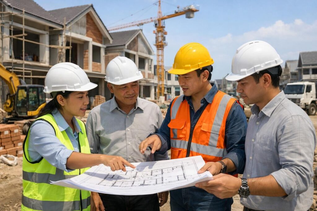 temukan tips memilih kontraktor bangunan terpercaya di surabaya untuk proyek perumahan anda agar hasil pembangunan berkualitas dan tepat waktu.