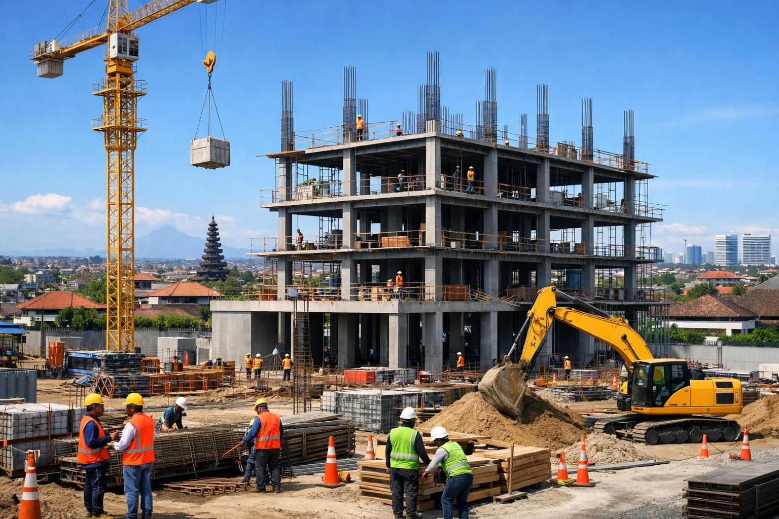 pelajari prosedur pembangunan kantor perusahaan di denpasar yang dilakukan oleh kontraktor profesional untuk memastikan pembangunan yang efisien dan berkualitas.
