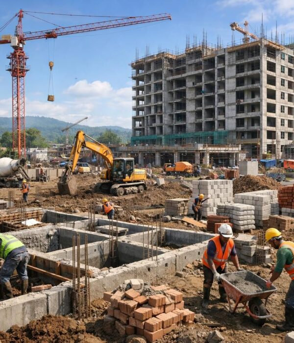 informasi lengkap tentang waktu pembangunan rumah dan apartemen baru di bandung, termasuk estimasi durasi dan proses konstruksi.